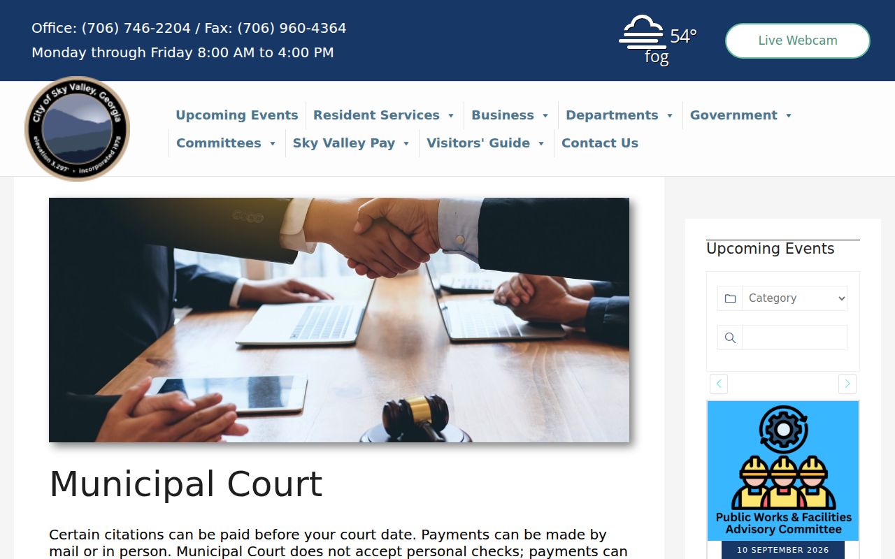 Sky Valley Municipal Court FTA bench warrant and DPS912 instructions